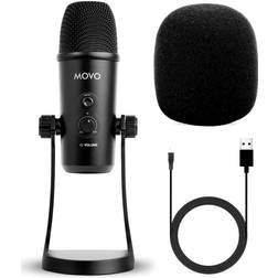 Movo Um700 Desktop Usb Microphone For Computer With Adjustable Pickup Patterns