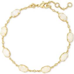 Kendra Scott Emilie Chain Bracelet - Gold/Iridescent Drusy