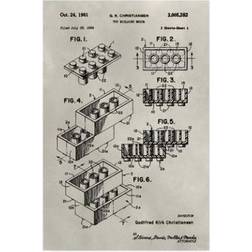 Trademark Fine Art Alicia Ludwig 'Patent--Lego' Canvas Wall Decor