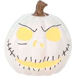 Nightmare Before Christmas Jack Skellington Light Up White Pumpkin Decoration Adorno de Árbol de Navidad