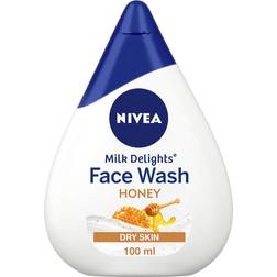 Nivea Face Wash Milk Delights Moisturizing Honey 100ml