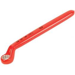 Wiha Box End Wrench: Chrome, 7 Overall Lg, Offset, Insulated 21048 Hex Key