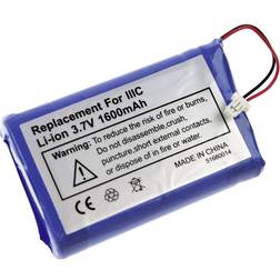 XCell PDA-batteri Erstatter original-batteri 170-0737, B520003 3.7 V 1600 mAh