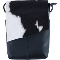 Ili women's western leather cow print crossbody purse