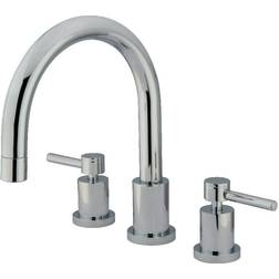 Kingston Brass KS8321DL Concord Roman Tub Faucet Polished Chrome Grey