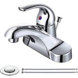 Wowow Bathroom Faucet 1 Handle Low Arc Single Handle 4 Inch Centerset