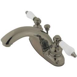 Kingston Brass KB7648PL 4 Centerset Gray, Nickel