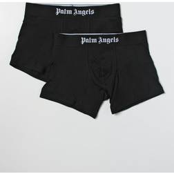 Palm Angels Men's Logo Trunk - Black/White