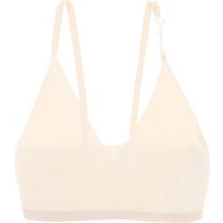 Jacquemus Le Raphia Le Bandeau Pralu Tank Top - Beige