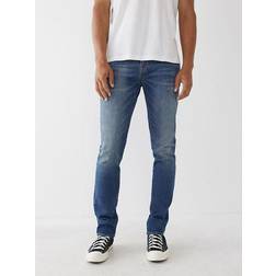 True Religion Herren Rocco Skinny Fit Jeans, Baseline