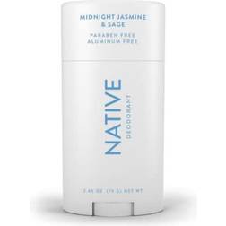 Native Deodorant Midnight Jasmine & Sage Aluminum Free Sulfate Free Paraben Free 2.65