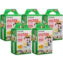 Fujifilm Instax Mini Instant 2x10 5 Packs 100 Shots