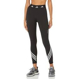 adidas Women's Techfit 3-Stripes 7/8 Tights, Black