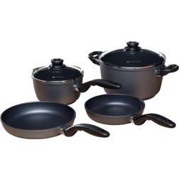 Swiss Diamond 6 Piece Non Stick Cookware Set with lid