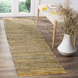 Safavieh Rag Rug Collection Multicolor, Yellow