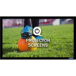 QualGear QG-PS-FF6-169-150-A 16:9 Fixed Frame Projector Screen 150-Inch High Definition 1.0 Gain Acoustic White