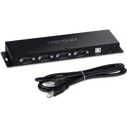 Trendnet TU-S4 4-Port USB to Serial RS232 Hub