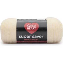 Red Heart Super Saver Brushed Yarn-Cream