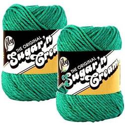 Sugar'n cream yarn solids-mod green