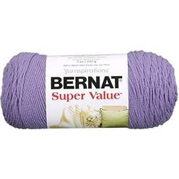 Bernat super value knitting yarn, 7 oz, gauge 4 medium worsted, lavender