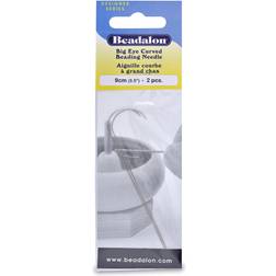 Big Eye Curved Beading Needles 2/Pkg-3.5" -700A