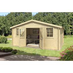 Lasita Udo 380 16 x 12.5 Ft Apex Roof Summerhouse (Building Area )
