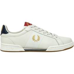 Fred Perry B1258 162 White Leather Trainers