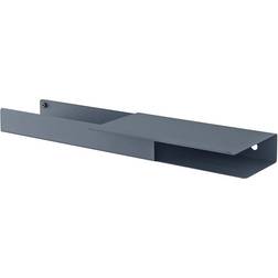 Muuto Folded Shelves Platform 62 x 5.4 Blue Grey Mensole da Parete