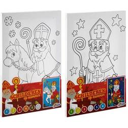 Grafix Sinterklaas Canvas Painting By Numbers Fjernlager, 5-6 dages levering