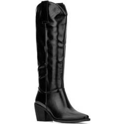 Torgeis Arizona Women's Knee-High Boots, 7.5, Black