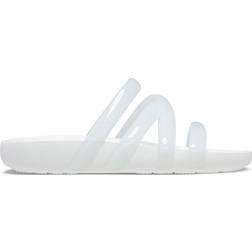 Crocs Splash Glossy Strappy - White