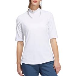 Adidas essentials mock polo shirt women's