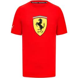 Puma Scuderia Ferrari T-Shirt mit großem Schild Schwarz