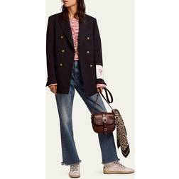 GOLDEN GOOSE Diva double-breasted jacket dark_blue