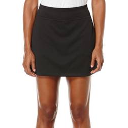 PGA tour Apparel Women's 16" AirFlux Golf Skort w/ Power Mesh, Medium, Black, 100% Polyester Golf Apparel Shop Black