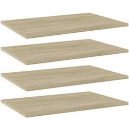 vidaXL Boghylder 4 Stk 60 x 40 x 1.5 cm Bogreol