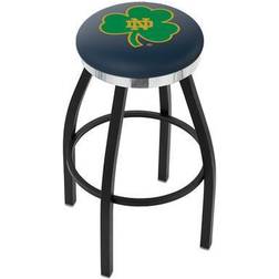 Holland Bar Stool 25" Blk Wrinkle Ring Bar Stool