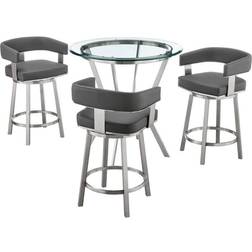 Armen Living Naomi and Collection Dining Set