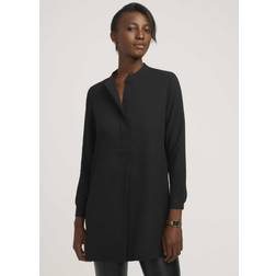 Anne Klein Nehru Tunic Black Black