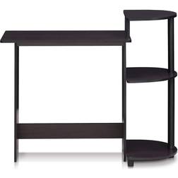 Furinno Compact Study Computer Dark Walnut Writing Desk