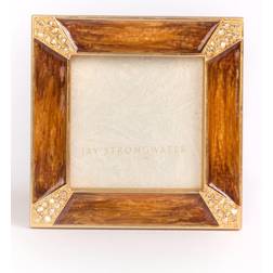 Jay Strongwater Leland Pave Corner 2 Photo Frame