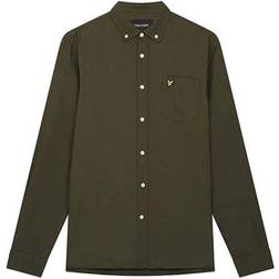 Lyle & Scott Regular Fit Oxford Shirt - Olive Green