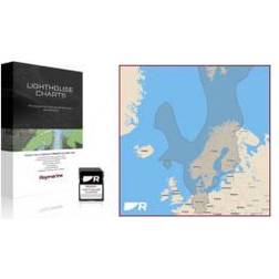 Raymarine LightHouse elektroniskt sjökort över Norra Europa