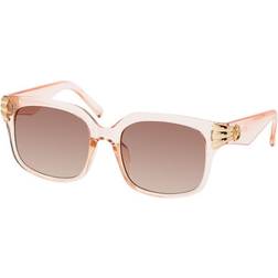 Le Specs Shell Shocked Square Sunglasses - Pink