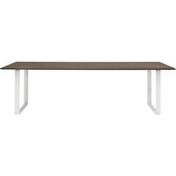 Muuto 70/70 Solid Smoked Oak/White Esstisch 108x255cm