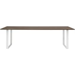 Muuto 70/70 Solid Smoked Oak/White Matbord 108x255cm