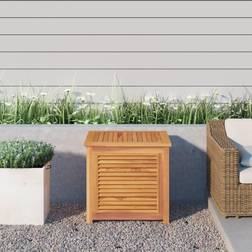 vidaXL Contenitore Giardino Con Borsa 60x50x58 cm Legno Massello Teak