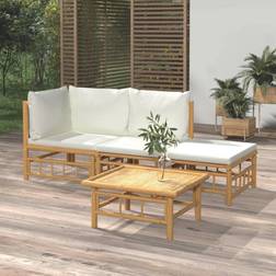 vidaXL 4 Loungeset, Bord inkl. 2 Stolar