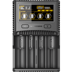 NiteCore Ci4 batterioplader 14500/18500/18650/26650 4 batterier