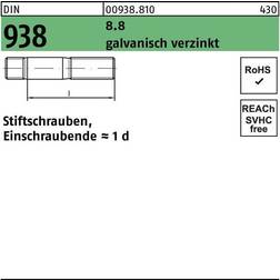 Lemvigh-Müller 12X35 FZB DIN 938 tapskrue 1 X